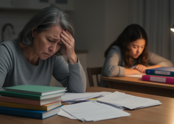 Parental Anxiety About Schooling May Feed Teen Burnout Through a Fragile Chain