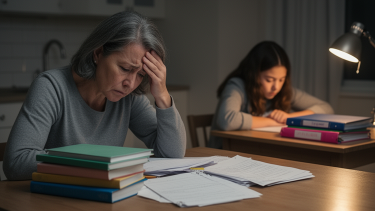 Parental Anxiety About Schooling May Feed Teen Burnout Through a Fragile Chain