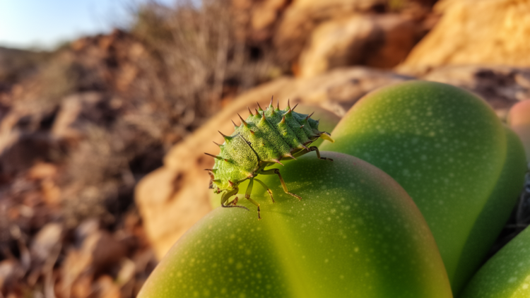 New plant bug with spiny armor discovered on toxic succulents in South Africa