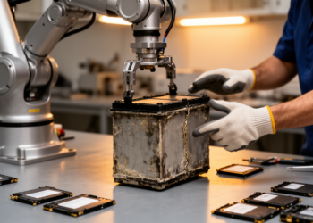 AI System Teaches Robots to Dismantle Dead Batteries With Human Help