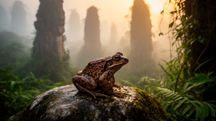 Limestone frog hidden across China–Vietnam border turns up in Yunnan karst forests