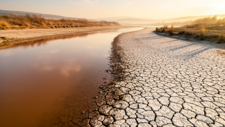 Atmospheric drying translates unevenly into river drought
