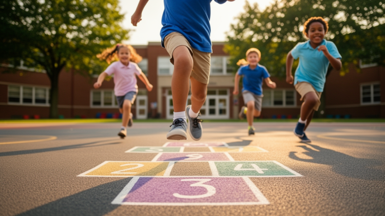 Leg Power Rules the Playground: Study Reveals What Makes Kids Quick on Their Feet