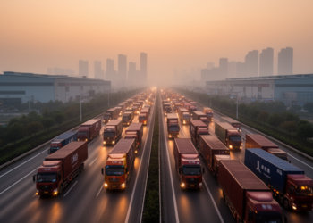China’s Freight Sector Emits 1.47 Billion Tons of CO2 as Road Trucks Dominate Energy Use