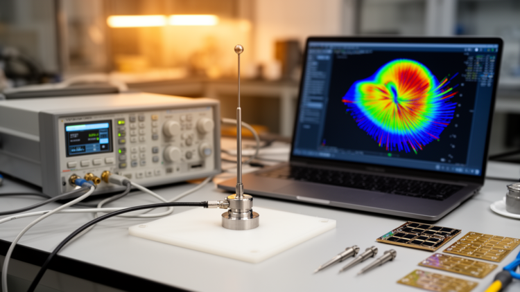 Self-Calibrating AI Slashes Antenna Design Simulations Across Substrates and Bands