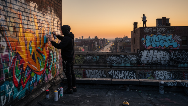 Graffiti Writers Sort Themselves Across the City Like Competing Species