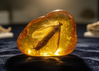 Eocene Amber Reveals First Adult Male Bagworm Moths Ever Found