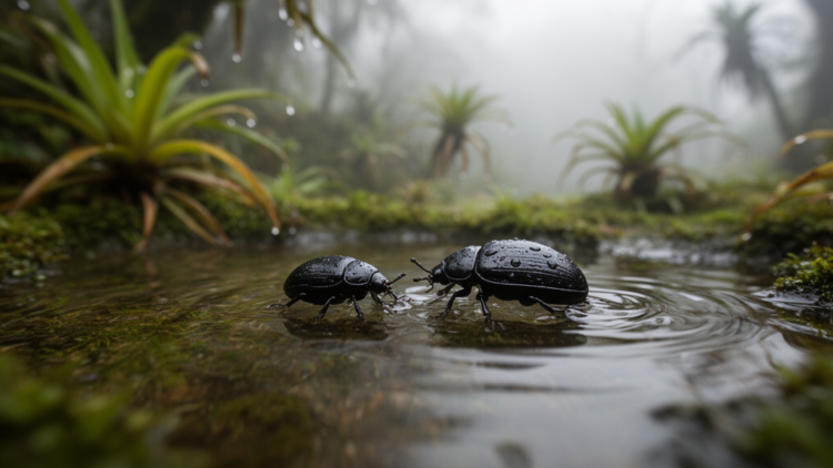 Two Tiny New Diving Beetle Species Emerge From Costa Rica’s Cloud-High Waters