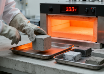 Fire-Hit Cement Mortar Gains Strength at 300 Degrees, but Only If It Cools Slowly