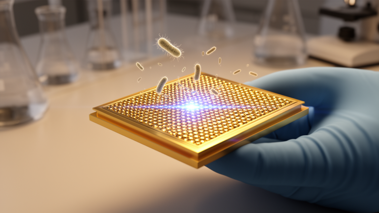 New Nanolayer Sensor Combines Plasmonics and Machine Learning to Detect Dangerous Bacteria