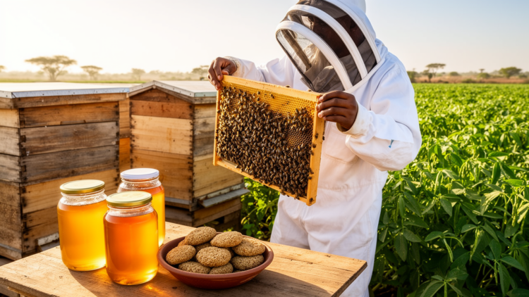 Soybean patties boost honey bee colonies and yields in Ethiopian trial