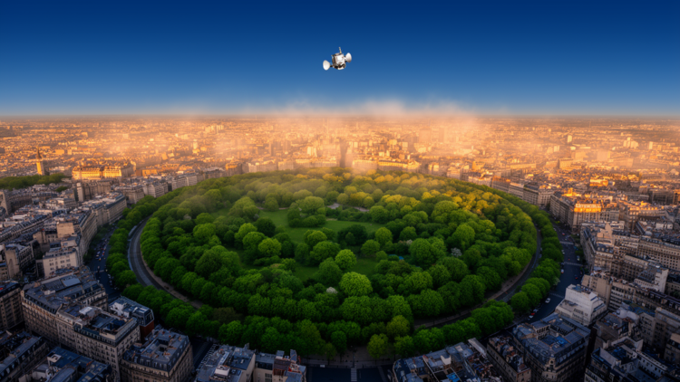 Satellite Thermal Data Reveal the Exact Park Size That Cools Cities Best
