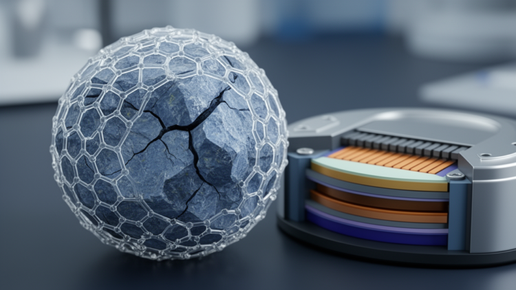 Graphene Coating Keeps High-Nickel Battery Cathode from Falling Apart