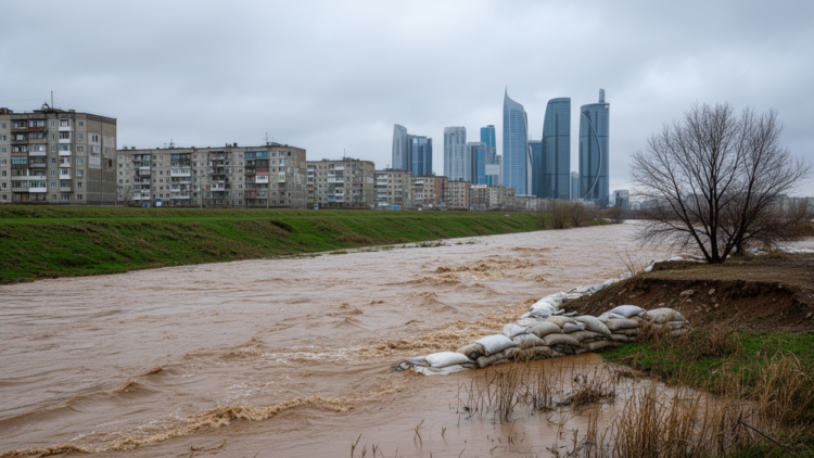 Kazakhstan’s Nura River Poses Flood Threat to Its Own Capital