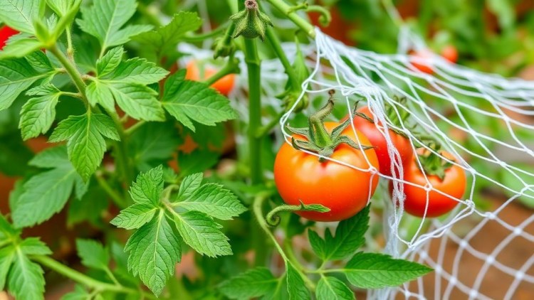 Five-Year Trial Finds Netting, Not Sprays, Best Shields Tomatoes From Cucumber Mosaic Virus