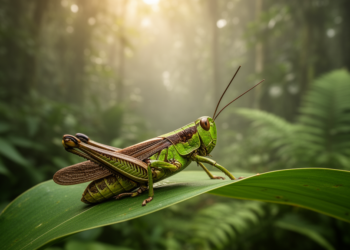 Rare African grasshopper turns up in Cameroon, rewriting its known range