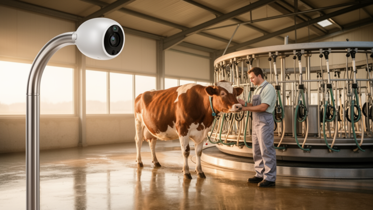 AI Camera Watches Dairy Milking and Outspots the Human Eye