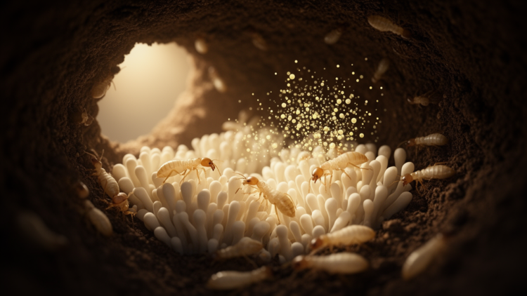Termites enlist gut bacteria to fight deadly fungal invaders in their gardens