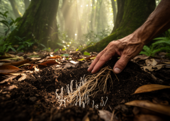 Rainforest Shade Reshapes the Hidden Microbial World Beneath Wild Tea Trees
