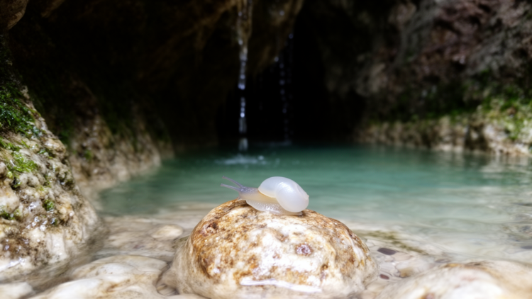 Blind, Eyeless Snail from Iranian Spring Reveals Hidden Underground World