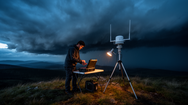 Satellite Navigation Signals Turned Into a Storm Early-Warning System for Rain