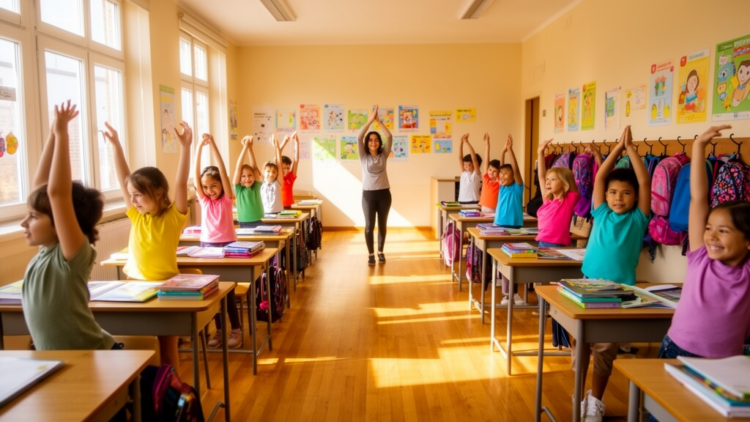 Brief Classroom Movement Breaks Reach 61,000 Children in Major School Programme