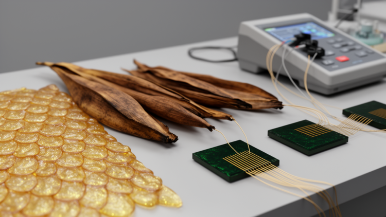 Biodegradable Fish Scales and Banana Bracts Turn Into Gas Sensors Thanks to Processable Polyaniline