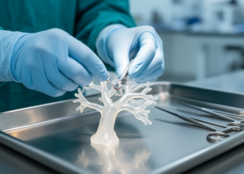 Teflon Coating Makes 3D-Printed Brain Vessels Feel Real for Surgeons in Training