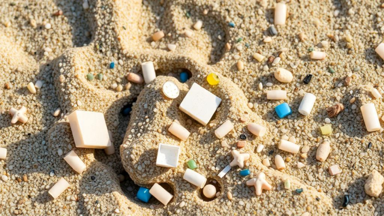 Buried but Not Gone: Microplastics Stack Up in Tropical Beach Sediments