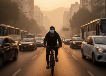 Cyclists in Mexico City Face Rising Black Carbon Long After Lockdown Traffic Returned