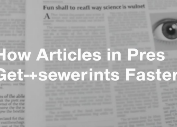 How Articles in Press Get Peer-Reviewed Science Online Faster