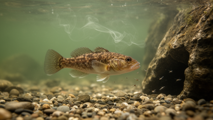 Fear on the Riverbed: Eel Chemical Cues Curb the Foraging of Invasive Round Goby