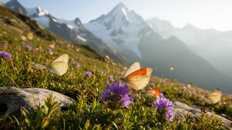 Alpine butterflies climb higher as warming reshapes Swiss mountain habitats