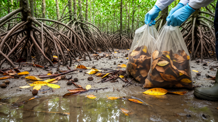 Mangrove Litter Mixing Reshapes Nutrient Chemistry More Often Than It Speeds Decay
