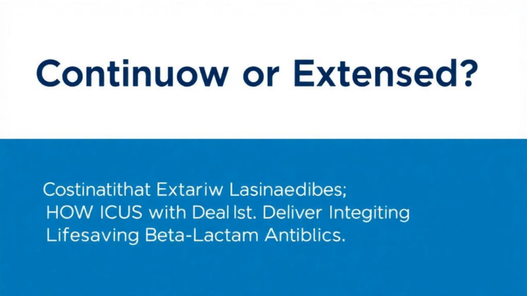 Continuous or Extended? Landmark Analysis Reshapes How ICUs Deliver Lifesaving Beta-Lactam Antibiotics