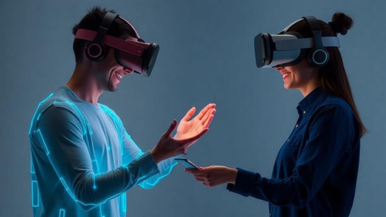 Virtual bodies, real touch: haptic social communication across VR, MR, and cross-reality