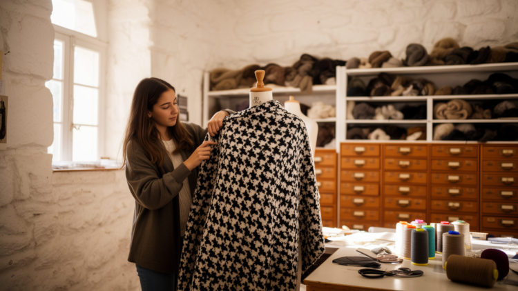 Houndstooth Reimagined: How a Portuguese Wool Archive Is Rewriting Fashion Design Education