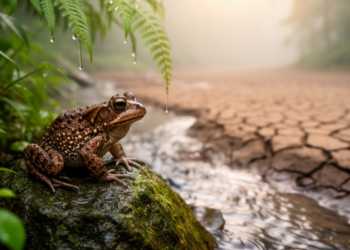 Climate change could strip Vietnam’s spiny frog of nearly all its habitat, model warns