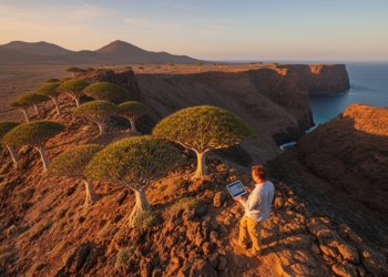 Machine Maps Reveal the Hidden Biogeographic highways Shaping Socotra’s Plants