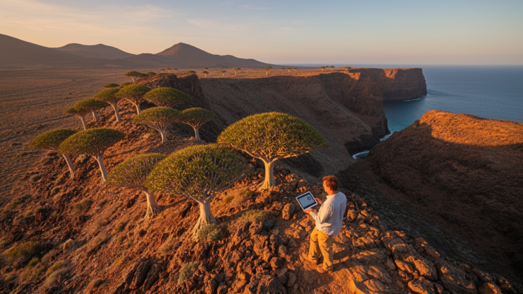Machine Maps Reveal the Hidden Biogeographic highways Shaping Socotra’s Plants