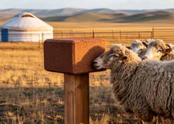 Ancient Mongolian Herbal Lick Blocks Restore Stressed Rams Driven to Eat Soil and Wool