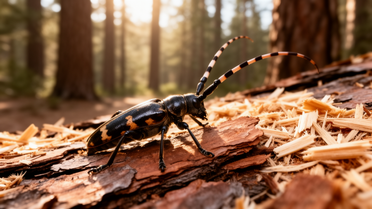 North American Longhorn Beetles May Threaten Europe’s Forests as Trade Maps Reveal Hotspots