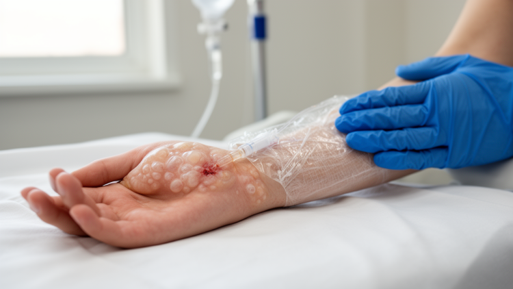 When CT Contrast Leaks: A 48-Hour Recovery From Blistering Extravastion…