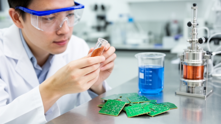 Scientists Turn Old Circuit Boards Into High-Purity Copper Nanoparticles