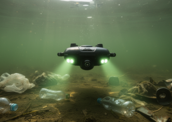 Attention-Enhanced AI Network Spots Underwater Waste in Murky Freshwater Ponds