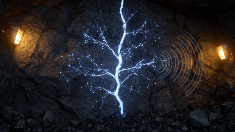 Tiny neural network reads rock-crack whispers buried in coal mine noise