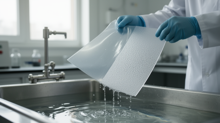 Two-Faced Membrane Made in a Single Step Boosts Desalination Performance