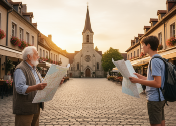 Residents and Tourists Picture the Same Village in Strikingly Different Mental Maps