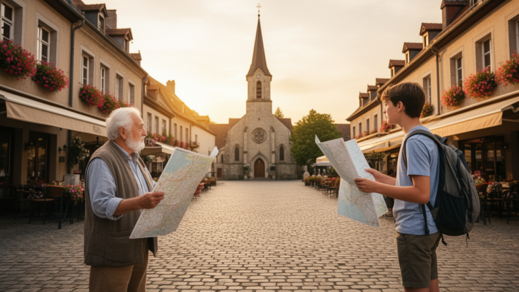 Residents and Tourists Picture the Same Village in Strikingly Different Mental Maps