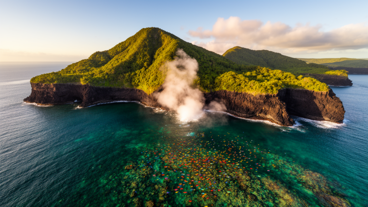 Volcanic Islands in the Southwest Pacific Act as Cradles for New Marine Fish Species